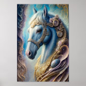 Head Horse - 02 - Fantasy Art Poster (Vorne)