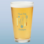 Head Koch Personalisiert Beer Glas
