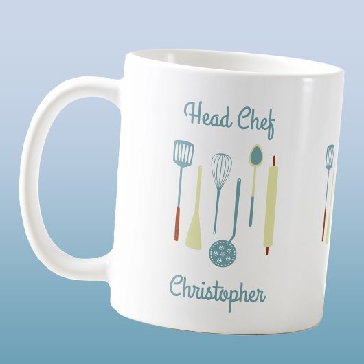 Head Koch Personalisiert Kaffeetasse