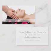 Head Massage / Beauty Salon Spa House Visitenkarte (Vorne/Hinten)