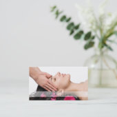 Head Massage / Beauty Salon Spa House Visitenkarte (Stehend Vorderseite)