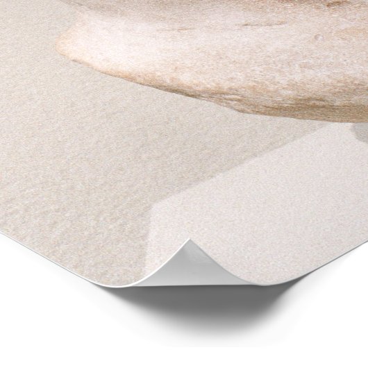 Head of a goddess, 4th century B.C. Poster (Ecke)