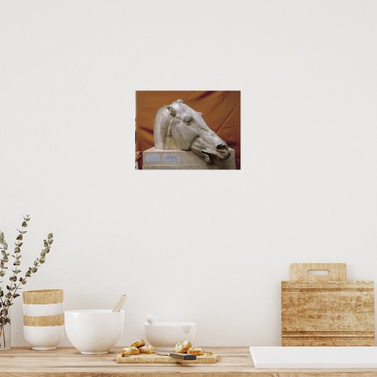 Head of a Horse of Selene Poster (Küche)