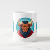 Head of a minotaur from greek mythology Jumbo-Tasse (Vorderseite)