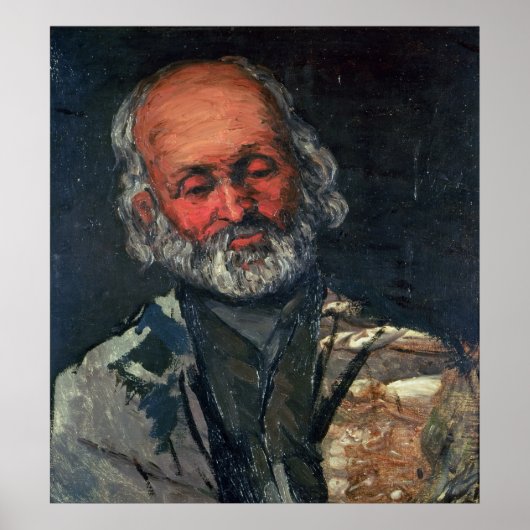 Head of an Old Man, c.1866 Poster (Vorne)