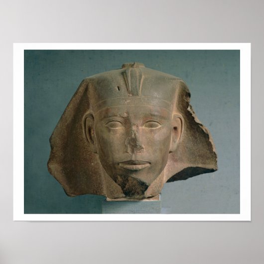 Head of King Djedefre, from Abu Roash, Old Kingdom Poster (Vorne)