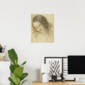 Head of Leda Da Vinci Poster (Heimbüro)