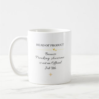 Head of Product Office Quote Kaffeetasse