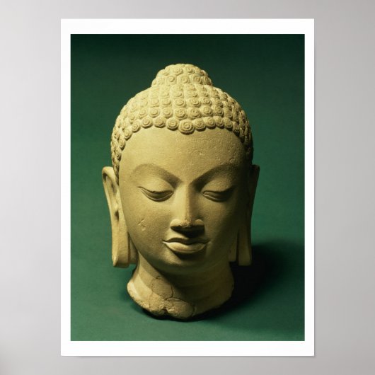 Head of the Buddha, Sarnath (sandstone) Poster (Vorne)