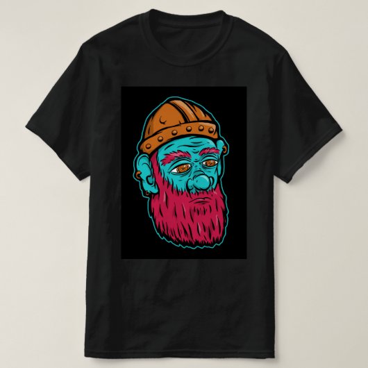 Head of the Dwarven Miner T-Shirt (Design vorne)