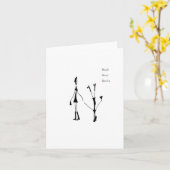 Head Over Heels Ladys Card Karte (Gelbe Blume)