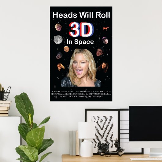 Head Roll 3D: Im All Poster (Heimbüro)