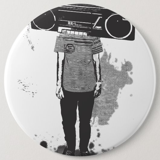 head Rundfunk Button (Vorderseite)