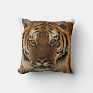 Head Shot of Sibirien Tiger Kissen