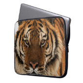 Head Shot of Sibirien Tiger Laptopschutzhülle (Vorderseite Links)