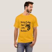 Head Siberian Husky Vintag T-Shirt (Vorne ganz)