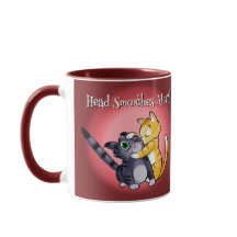 HEAD SMOOCHES VALENTINE CATS by Jeff Willis Art