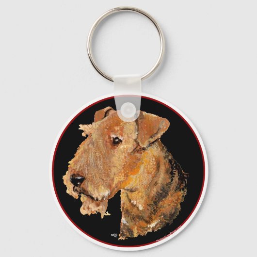 Head Study on Black Schlüsselanhänger (Vorderseite)