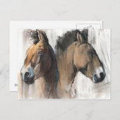 Head Study Postkarte (Vorne/Hinten)