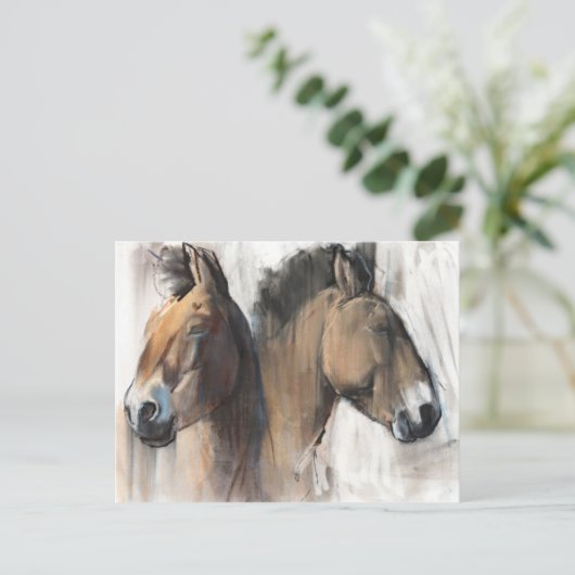 Head Study Postkarte (Stehend Vorderseite)