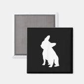 Head Tilt Apparel Frenchie Head Bulldog Lover Gesc Magnet (Vorderseite/Rückseite)