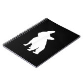 Head Tilt Apparel Frenchie Head Bulldog Lover Gesc Notizblock (Linke Seite)