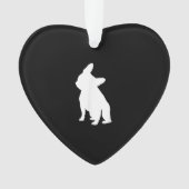 Head Tilt Apparel Frenchie Head Bulldog Lover Gesc Ornament (Vorderseite)