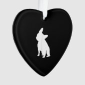 Head Tilt Apparel Frenchie Head Bulldog Lover Gesc Ornament (Vorderseite)