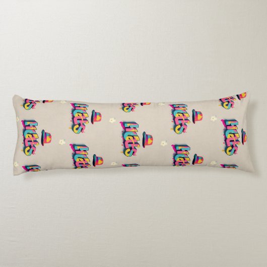 "Head Turning Hats" Seitenschläferkissen (Rückseite)