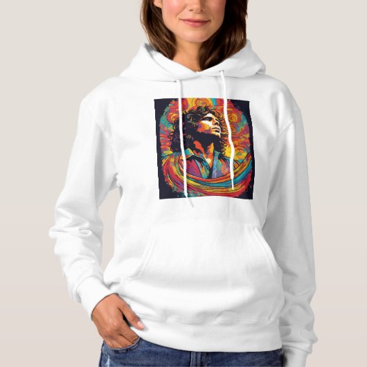 Head-Turning Style ArtisticHoodie Colorful Confide Hoodie (Vorderseite)