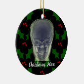 Head Xray Christmas Keramik Ornament (Rechts)