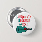 Headcorn Ukulele-Gruppen-Button-Abzeichen Button (Vorne & Hinten)