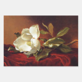 Heade - A Magnolia on Red Velvet Geschenkpapier Set (Vorderseite)