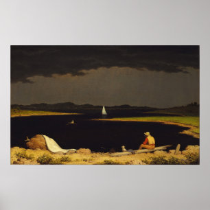 Heade - Gewitter nähert sich Poster