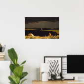 Heade - Gewitter nähert sich Poster (Heimbüro)