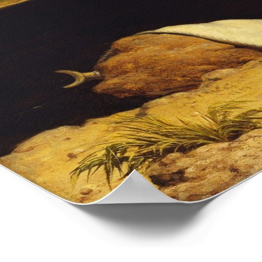 Heade - Gewitter nähert sich Poster (Ecke)