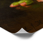 Heade - Lotus-Blume Poster (Ecke)