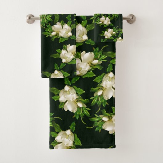 Heade Magnolia Blume Blüten Badetuch Set (Insitu)
