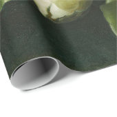 Heade Magnolias Blumengemälde Geschenkpapier (Rolleneckpunkt)