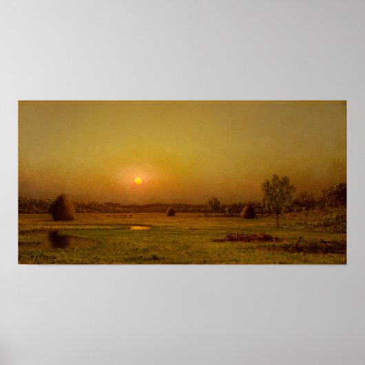 Heade - Marsh Sunset Newburyport Poster (Vorne)