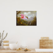Heade - Orchid und Hummingbird in der Nähe eines W Poster (Küche)