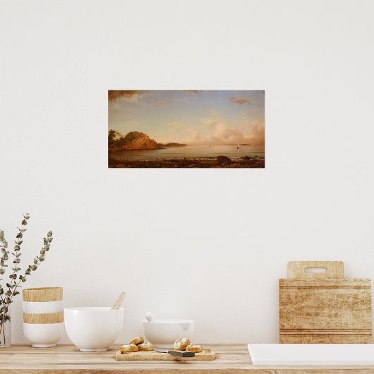 Heade - Singing Beach Manchester 1862 Poster (Küche)