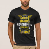 Headhunter-Idee Weltbester Headhunter T-Shirt (Vorderseite)