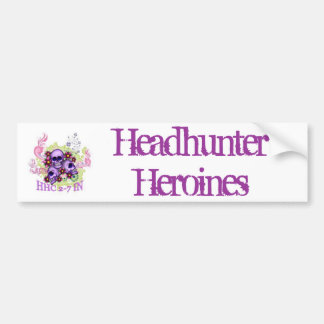 HeadhunterHeroines Autoaufkleber