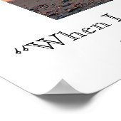 Headlands Sunset Poster (Ecke)