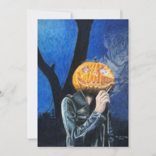 Headless Biker-Flachkarte