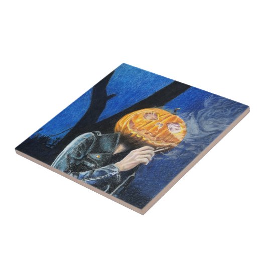 Headless Biker Fliese (Seite)