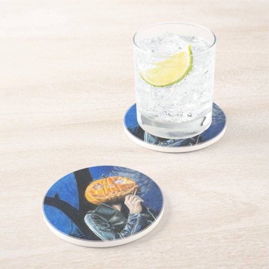 Headless Biker Getränkeuntersetzer (Seite)