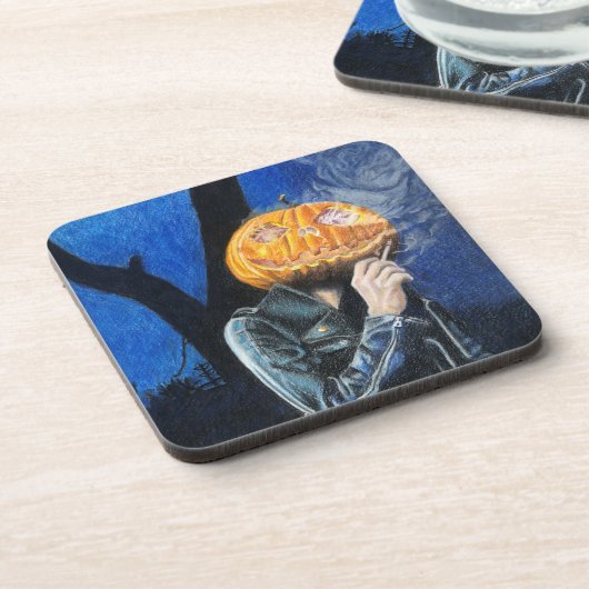 Headless Biker Getränkeuntersetzer (Linke Seite)