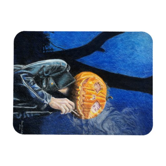 Headless Biker Magnet (Horizontal)